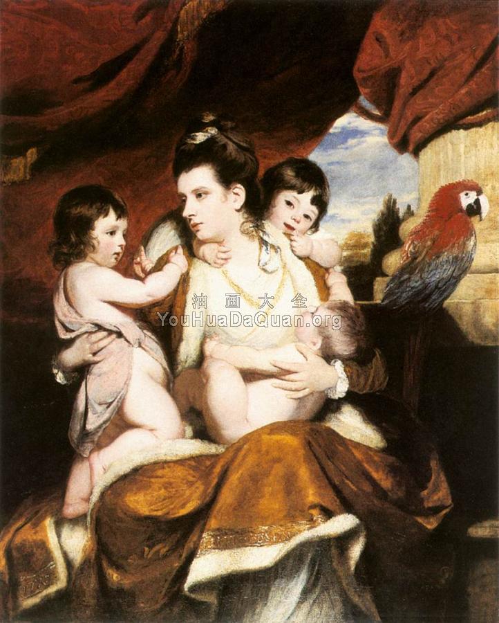Lady Cockburn and her Three Eldest Sons - 乔舒亚·雷诺兹